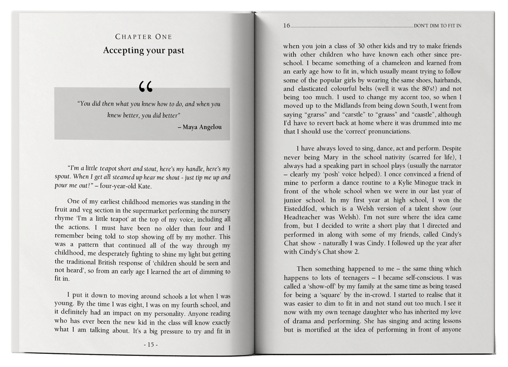 Interior Typesetting — Don't Dim to Fit In